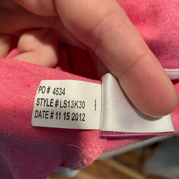 Peter Millar Womens 1/2 Zip Pullover Sweater Mock Neck Pink Cotton Blend Sz L - Picture 5 of 6